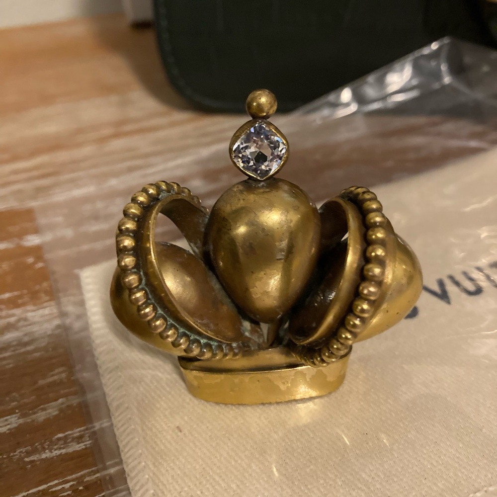 Gold Joan Castle Pin vintage